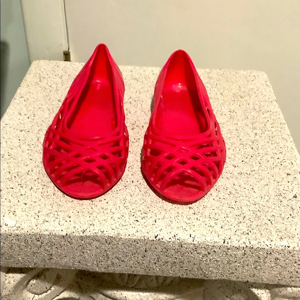 Hot Pink Vintage Jelly Sandals